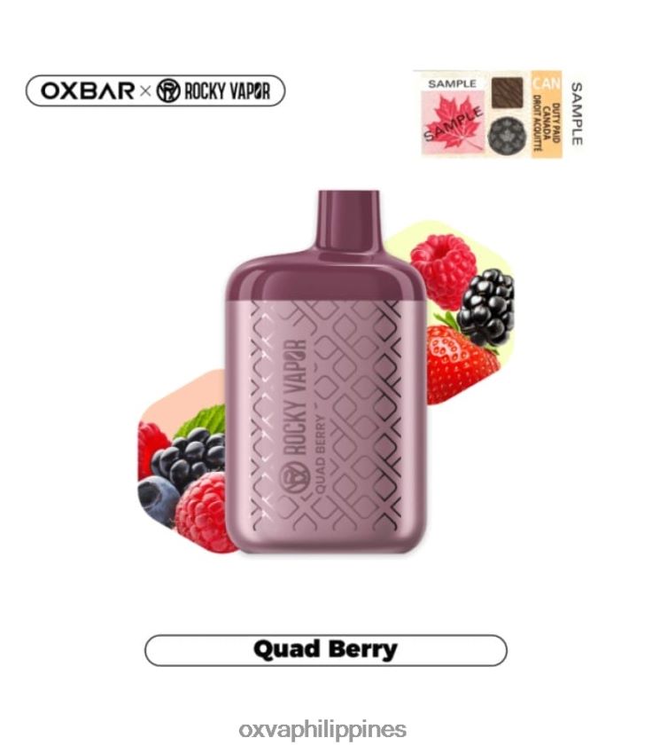 OXVA vape refillable - QUAD BERRY 84048D31 OXVA OXBAR 4500