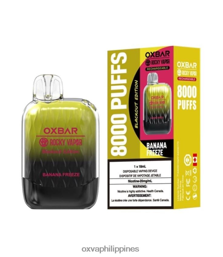 OXVA Manila - BANANA FREEZE 84048D46 OXVA OXBAR G8000