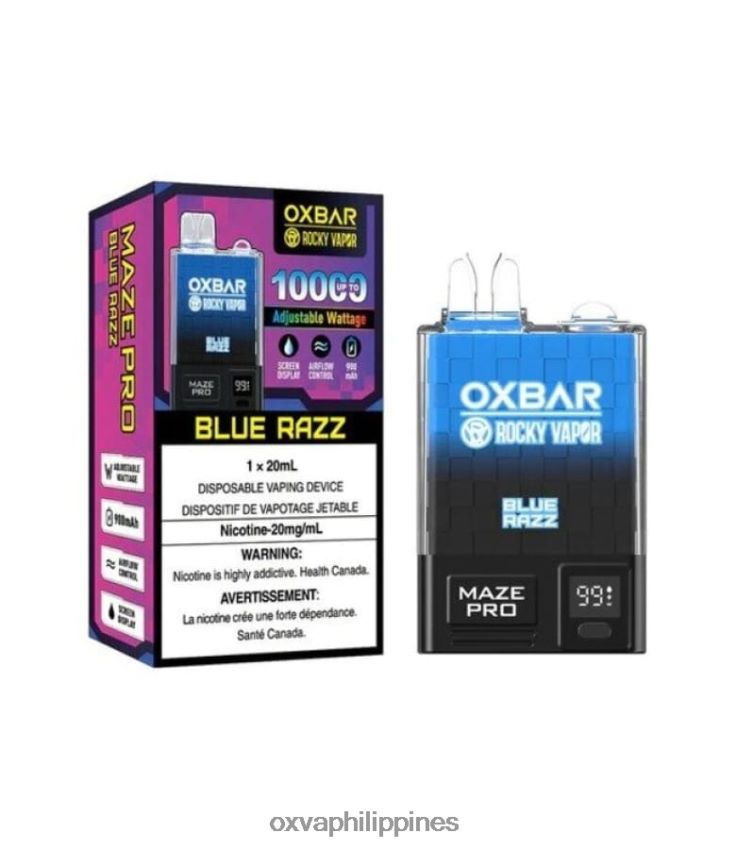 OXVA Manila - BLUE RAZZ 84048D26 OXVA OXBAR MAZE PRO 10000