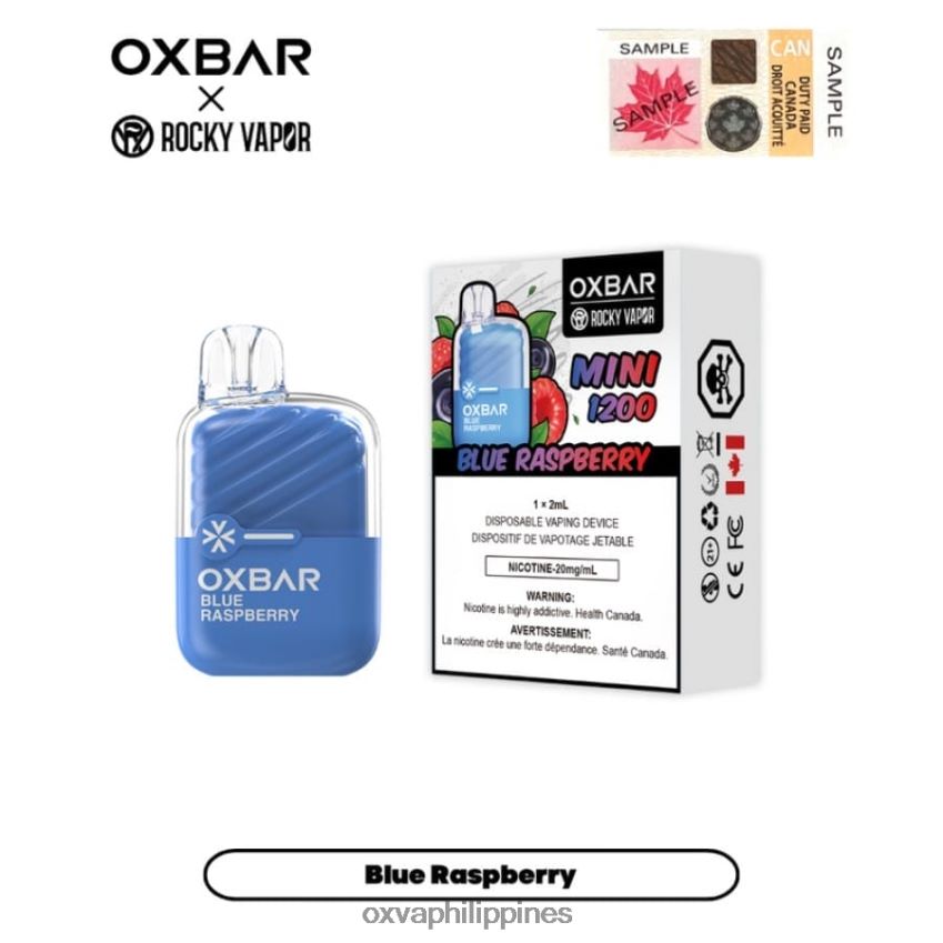 OXVA Philippines website - BLUE RASPBERRY 84048D24 OXVA OXBAR MINI 1200