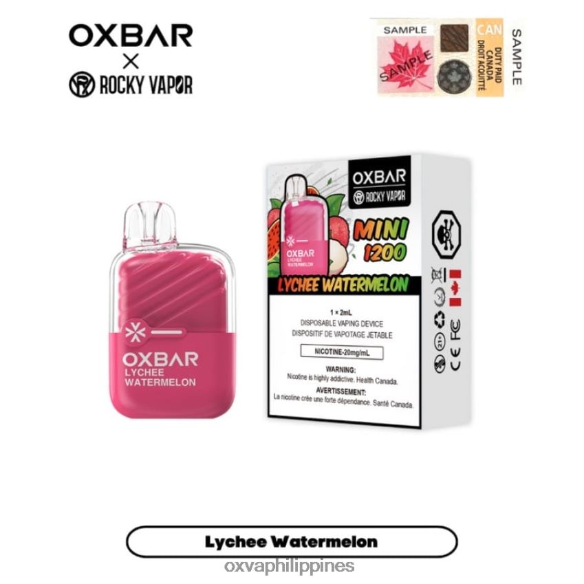 OXVA vape refillable - LYCHEE WATERMELON 84048D21 OXVA OXBAR MINI 1200