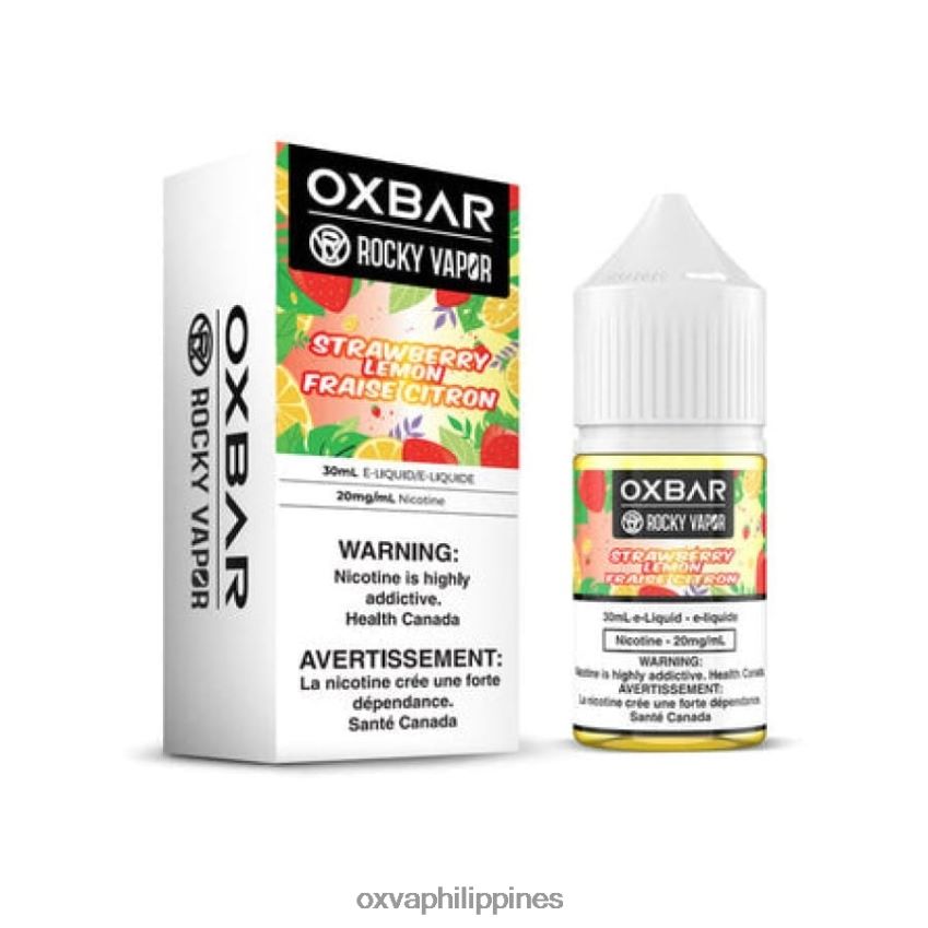 OXVA Philippines - STRAWBERRY LEMON 84048D52 OXVA OXBAR 30ML SALT NIC