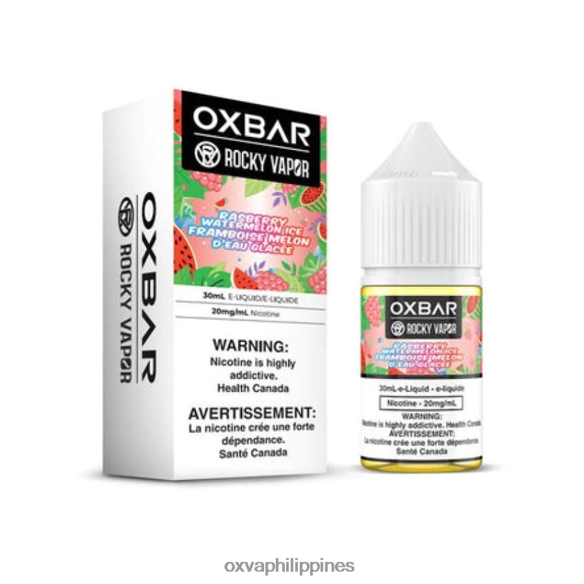 OXVA shop Philippines - RASPBERRY WATERMELON ICE 84048D59 OXVA OXBAR 30ML SALT NIC