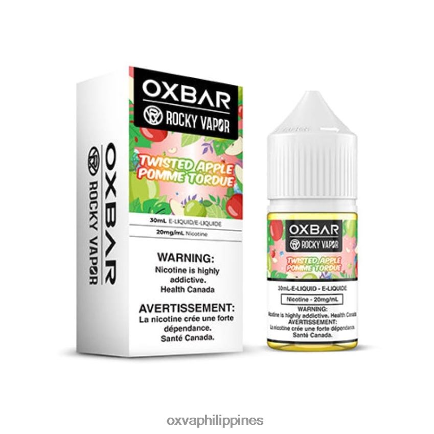 OXVA vape refillable - TWISTED APPLE 84048D51 OXVA OXBAR 30ML SALT NIC