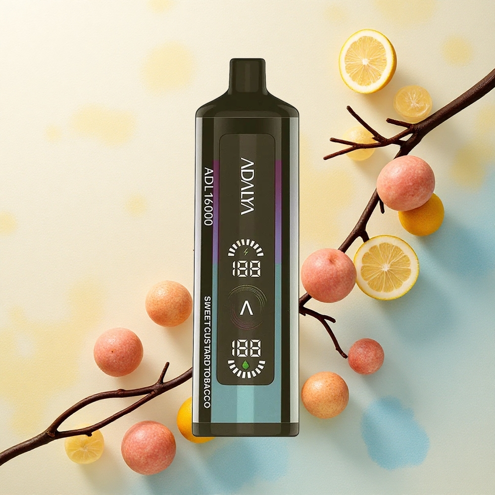 Adalya ADL 16000 PRO Sweet Custard Tobacco Mesh Coil USB-C