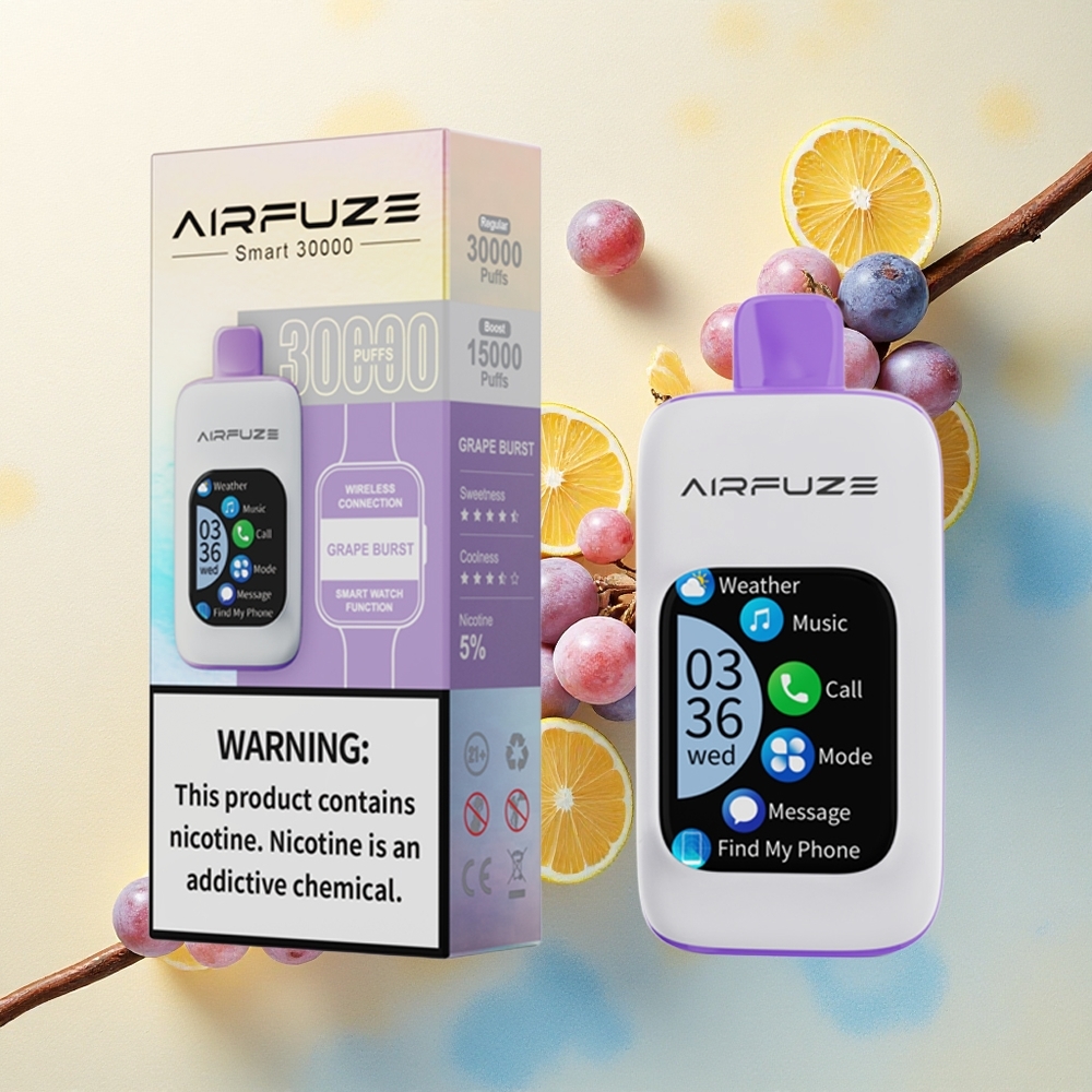 AirFuze Smart 30000 Grape Burst 5% Nicotine 900mAh