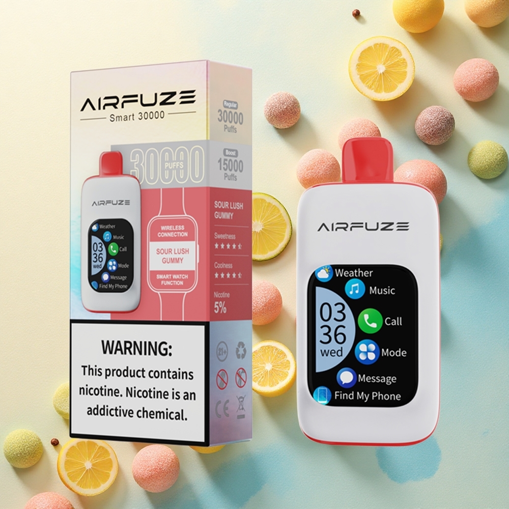 AirFuze Smart 30000 Sour Lush Gummy 5% Nicotine 900mAh