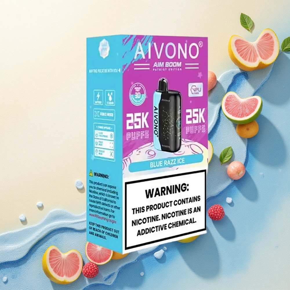 Aivono Aim Boom 25000 Blue Razz Ice 650mAh