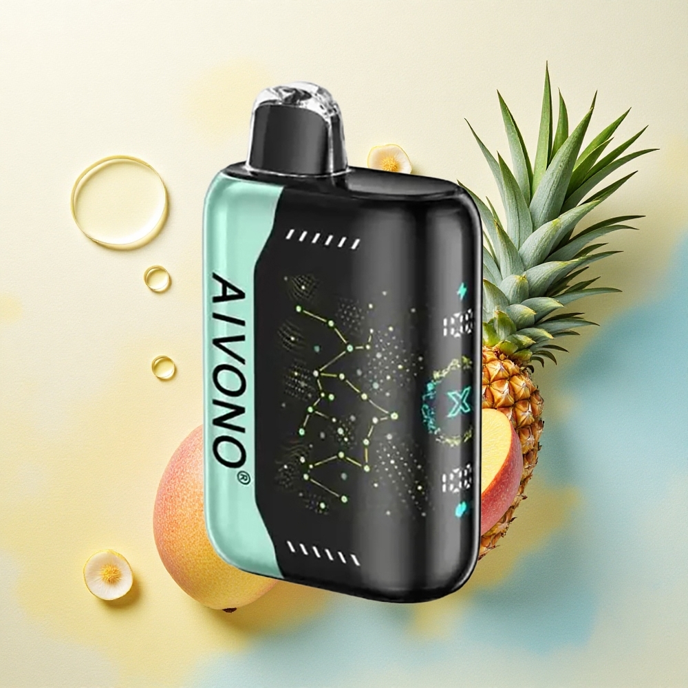 Aivono Aim Boom 25000 Sour Mango Pineapple Zero Nicotine 650mAh