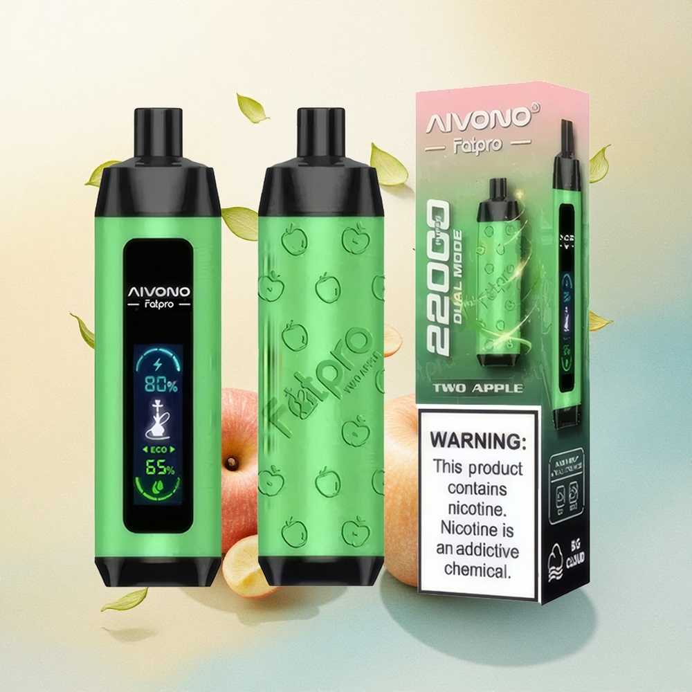 Aivono Aim Fatpro 22000 Two Apple 5% Nicotine 28ml 600mAh