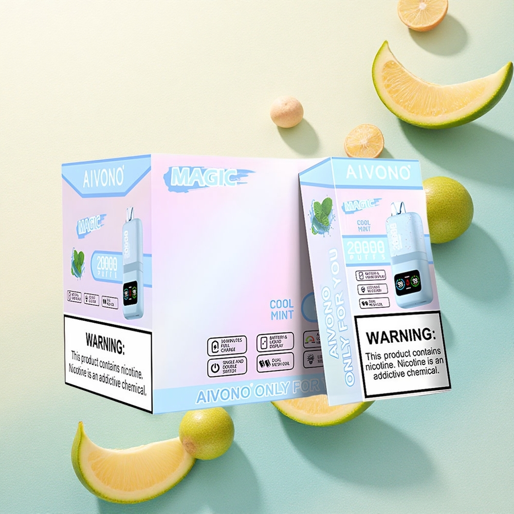 Aivono Aim Magic 20000 Cool Mint Dual Mesh LCD 600mAh