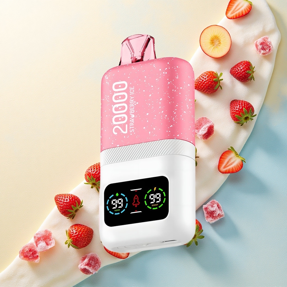 Aivono Aim Magic 20000 Strawberry Ice Dual Mesh 5% Nicotine 600mAh