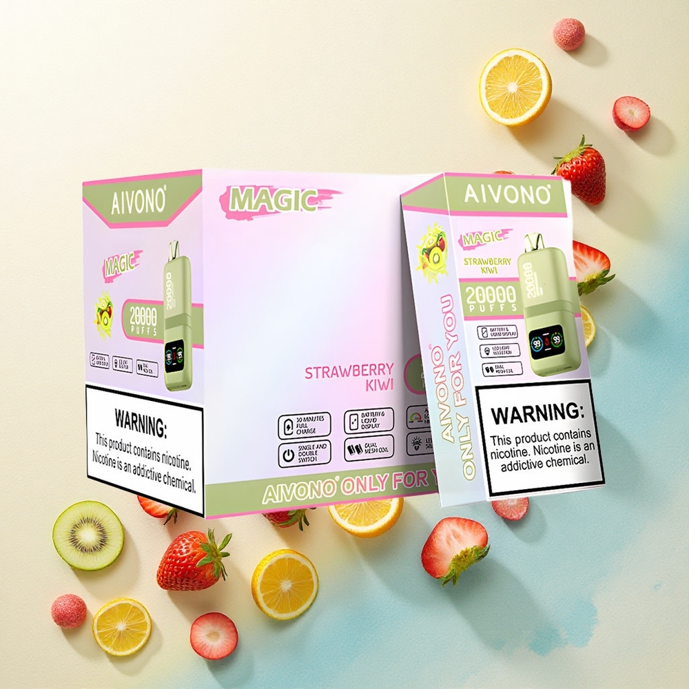 Aivono Aim Magic 20000 Strawberry Kiwi Dual Mesh 5% Nicotine
