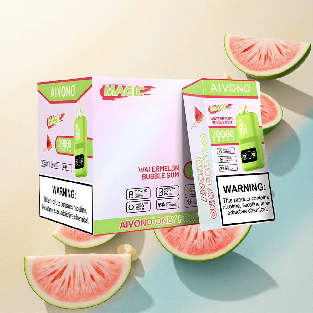 Aivono Aim Magic 20000 Watermelon Bubble Gum Dual Mesh 600mAh 5% Nicotine