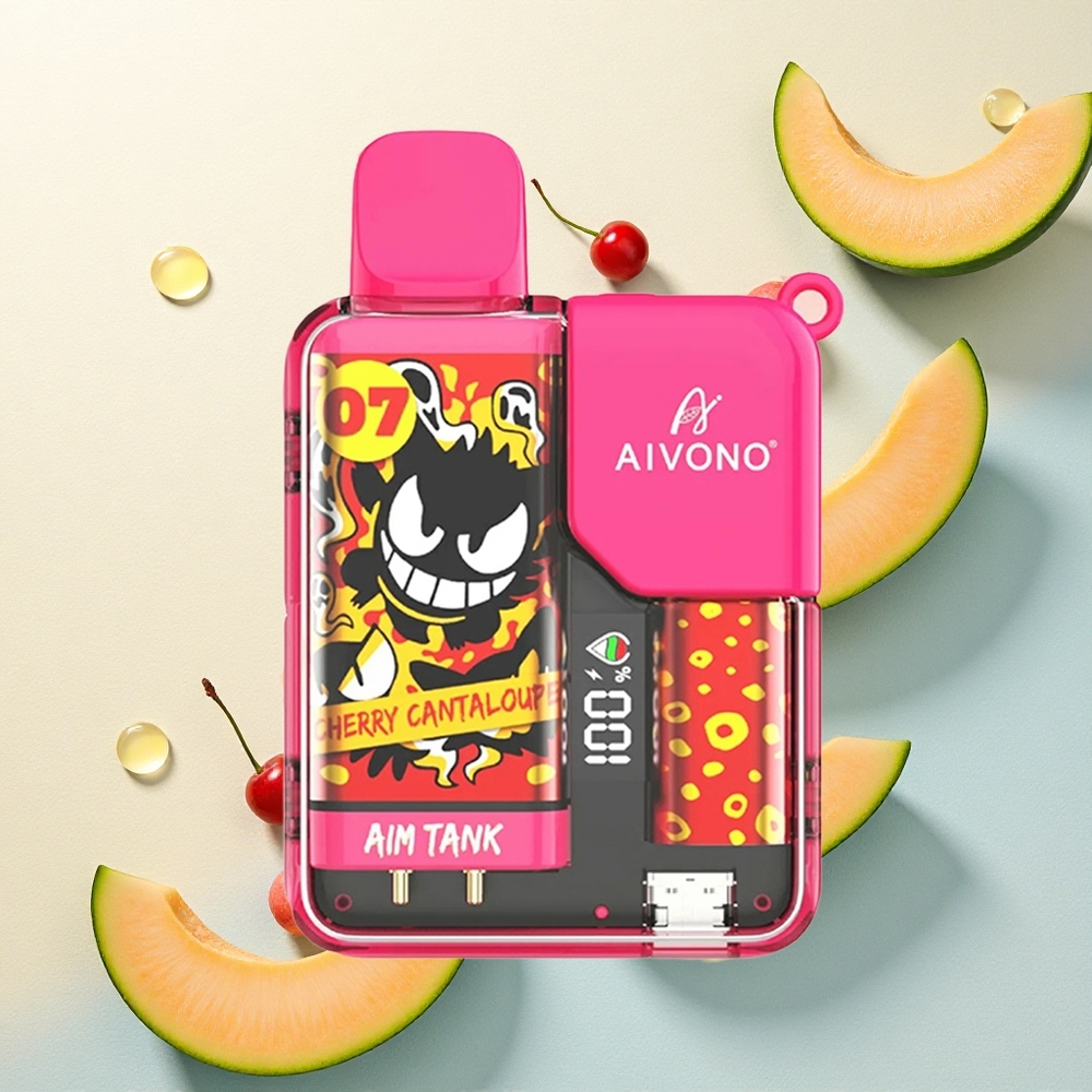 Aivono Aim Tank 9500 Cherry Cantaloupe 650mAh 5% Nicotine