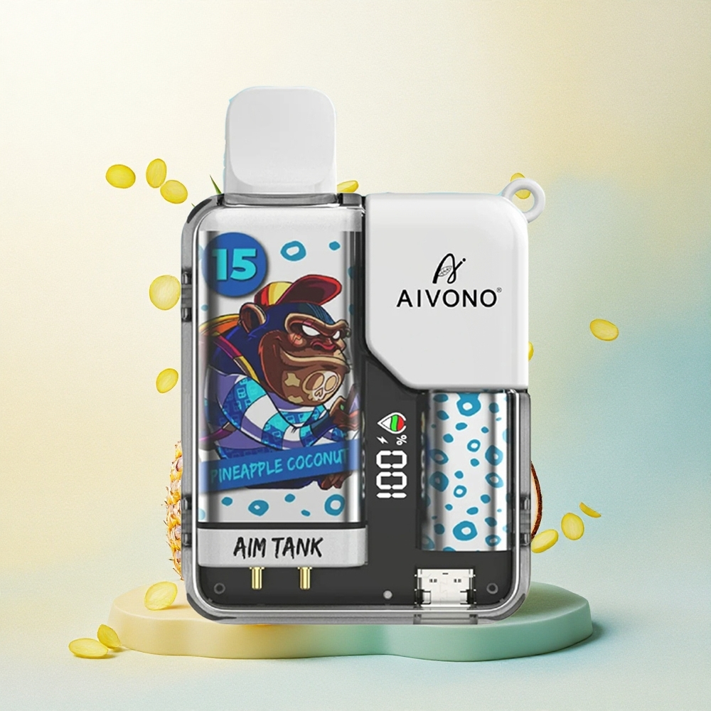 Aivono Aim Tank 9500 Pineapple Coconut 650mAh 5% Nicotine